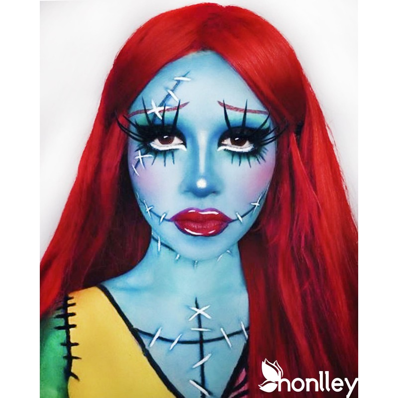 Honlley Halloween Sally & Corpse Bride Makeup Kit - Light