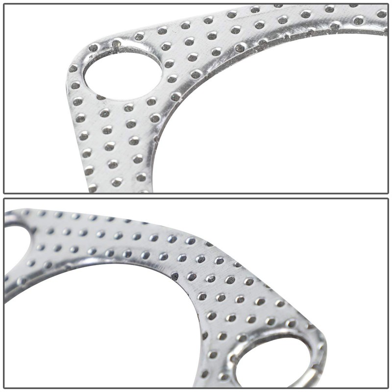 Auto Dynasty Exhaust Manifold Flange Header Gasket, Compatible with 54mm