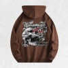 Skull Peace Graphic Hoodie 100% Cotton US Warehouse 6 ColorsColor: