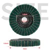 NuoDunco 6Pcs 4" x 5/8" Nylon Fibre Flap Disc Polishing