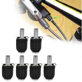 Alomejor Adjustment Screw Bicycle Cable M5 Adjustment Screw Thumb Slider Disc Brake Cable Adjustment