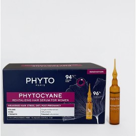PHYTO Revitalizing Hair Serum for Women | 12 Ampoules | Hair Thinning & Growth Support