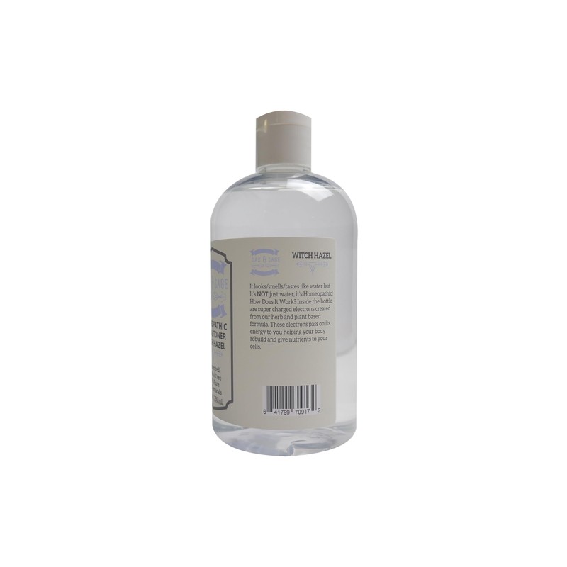 Oak & Sage Homeopathic Facial Toner Witch Hazel Unscented -