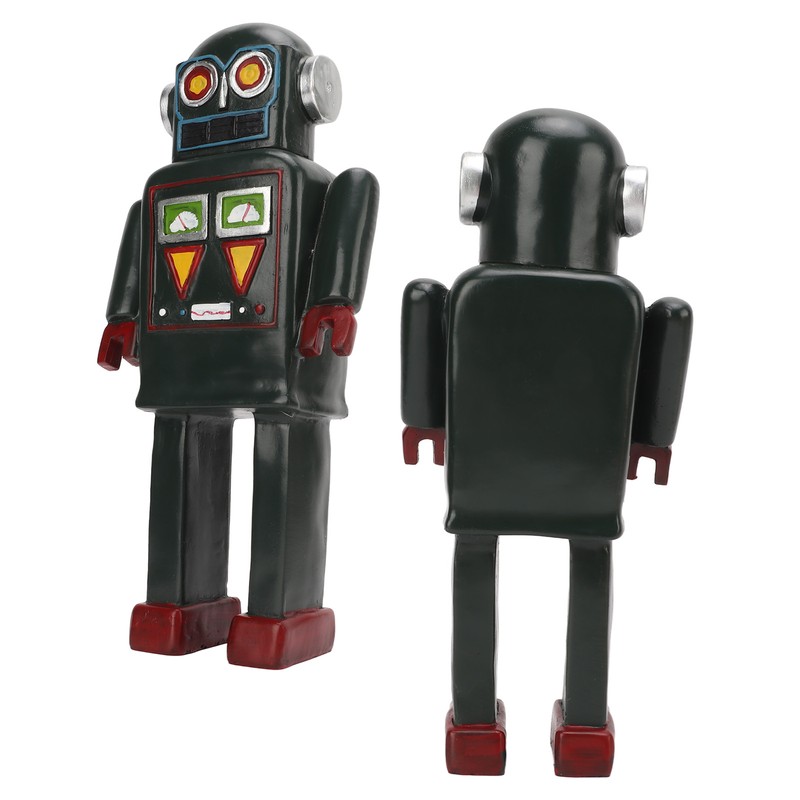Robot Statue European Style Retro Robot Statue Decoration Shooting Props