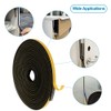 Door Seal Strip, 6mm(W) x 3mm(T) Window Draft Excluder Weather