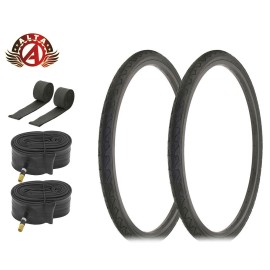 ALTA BICYCLE ALTA  ROAD TIRE BUNDLE W/ 26 X 1.50 ALL BLACK TIRES, TUBES & RIMSTRIPS