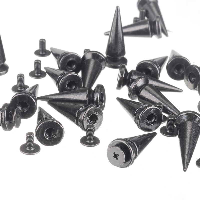 RUBYCA 25MM 30 Sets Large Metal Big Tree Spikes and