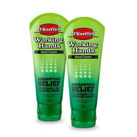 O'Keeffe's Working Hands, 80ml Tubes (2 Pack) - Hand Cream for Extremely Dry, Cracked Hands | Instantly Boosts Moisture Levels, Creates a Protective Layer & Prevents Moisture Loss
