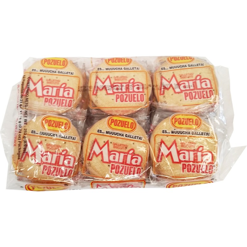Maria Cookies By Pozuelo (Galletas Maria) 2 Pack (24 Units