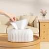 Rectangular Tissue Box Lid for Disposable Tissues, Tissue Box Holder