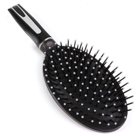 Large Professional Oval Paddle Scalp Massaging Hairbrush with Soft Bristles