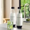 SodaStream 1L DuoPack Plastic Bottles – BPA-Free, Dishwasher Safe PET
