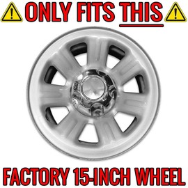 Upgrade Your Auto 15' Chrome Wheel Skins (Complete Set of 4) for Ford Ranger 2000-2011