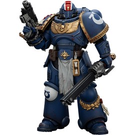 JOYTOY Warhammer 40k Space Marine 2，Ultramarines Lieutenant Titus-Collectors Edition 1/18 Action Figure Collect And Display Model