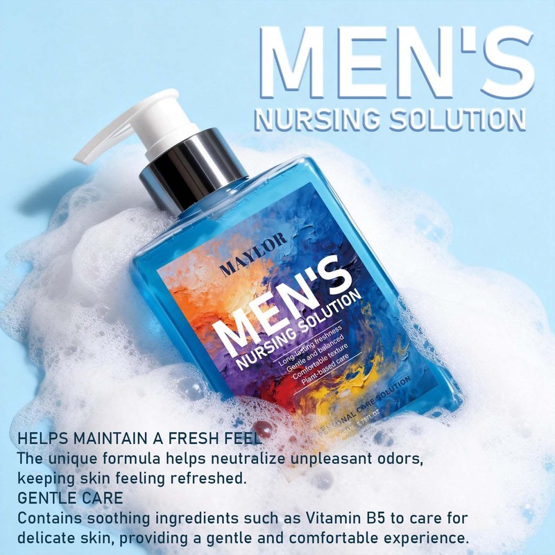 Men’s Intimate Wash with Aloe & Botanicals, pH-Balanced Daily Care
