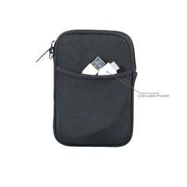 AF-WAN 2.5 Inch External Hard Drive Case,Premium Waterproof & Shockproof Storage Bag for Home,Office & On-The-Go Protection-Dustproof, Perfect for Business Outings(2-Pack) (Black&Black Marbled)