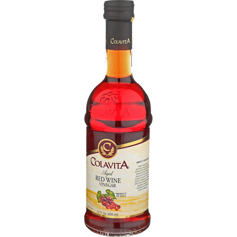 Colavita Aged Red Wine Vinegar, 17 Ounce (Pack of 12)