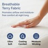 Waterproof Mattress Protector King Size - Premium Fitted Terry Cover
