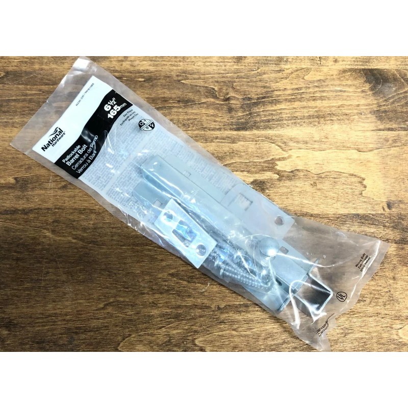 National N236-330 MPB1088 Dead Spring Barrel Bolt Heavy Duty Padlockable