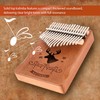 CONJURER Kalimba 17 Key Thumb Piano, Coffee Deer