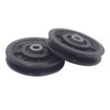 LFJ 90mm/3.5" Nylon Bearing Pulley Wheel Replacement for Gym Equipment