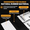 Car Sound Deadening Mat - 80 Mil Thickness for Ultimate