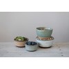 Stoneware Bowls with Reactive Glaze Finish, Set of 4