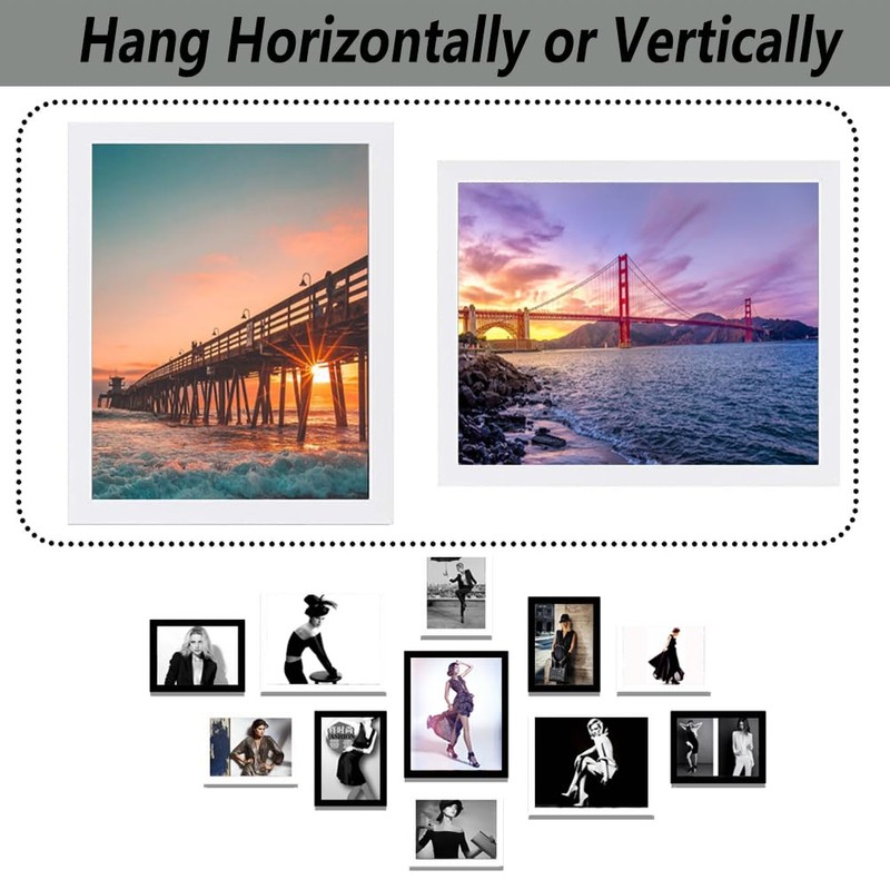 9x12 Picture Frame 9x12 Frame Without Mat - Includes Hanging