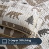 Wake In Cloud - Rustic Quilt Set, Cabin Lodge Christmas