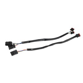 VekAuto 1 Pair Can Bus Circuit Wire Extension Harness Compatible for Harley-Davidson Dyna 2012-2017, Plastic Black