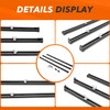 Jeep Gladiator Tie Rails - Heavy Duty Trail Rail Cargo