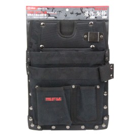 SK11 Pro Style SPS-TC-15 Formwork Carpenter Rivet Nail Bag, Suede Style, Black Camo, Width 11.0 x Height 15 x Depth 2.4 inches (280 x 380 x 60 mm)