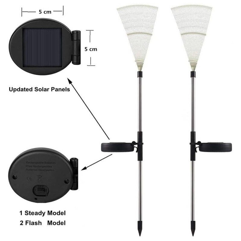 Fireworks light warm white