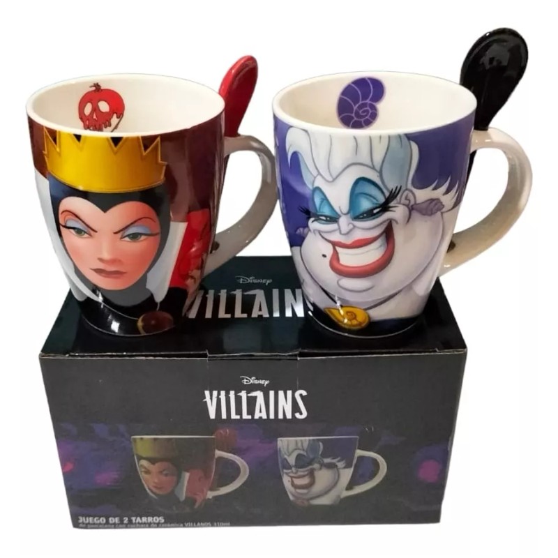 Fun Kids Duo Tazas Villanas Con Cuchara