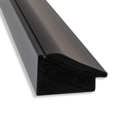 Amanti Art Door Mirror (51.4 x 17.4 in.), Yale Walnut Frame - Full Length Mirror, Full Body Mirror, Wall Mirror - Brown