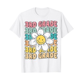 Groovy 3rd Grade Back To School First Day of Third Grade T-Shirt