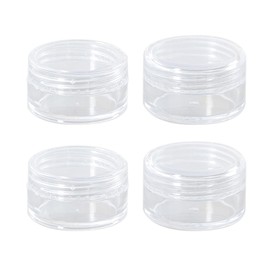 4 Pieces Mini Transparent Bottles, Cosmetics Bottling, Travel Supplies, Cosmetic Containers.