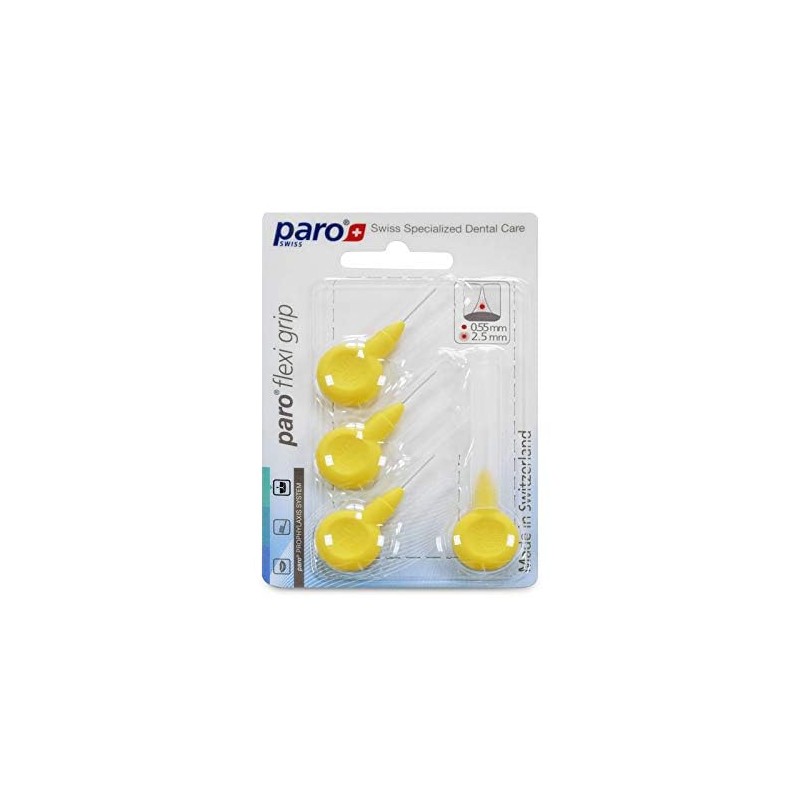ParoSwiss paro flexi grip, xx-fein, gelb, zylindrisch, ø 2.5 mm,