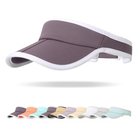 Qlauca Sun Visor Caps Foldable Brim Adjustable Running Golf Tennis Visor Hats for Women Men