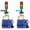 APKLVSR 8 x LED Traffic Light Module, 3.3-5 V, 8