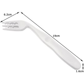 Skater FTCS1 Easy to Eat Noodles Curved Neck Fork Cream