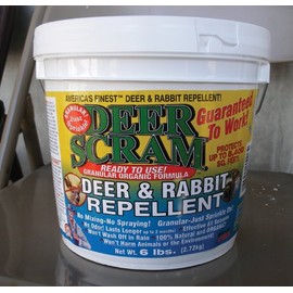 Enviro Pro Enviro Pro 1006 Deer Scram Repellent Granular White Pail, 5.75 Pounds, (Packaging May Vary)