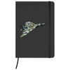 Azeeda A5 'Vulcan Bomber' Black Hardcover Ruled Notebook (NB00030857)
