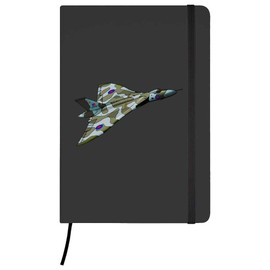 Azeeda A5 'Vulcan Bomber' Black Hardcover Ruled Notebook (NB00030857)