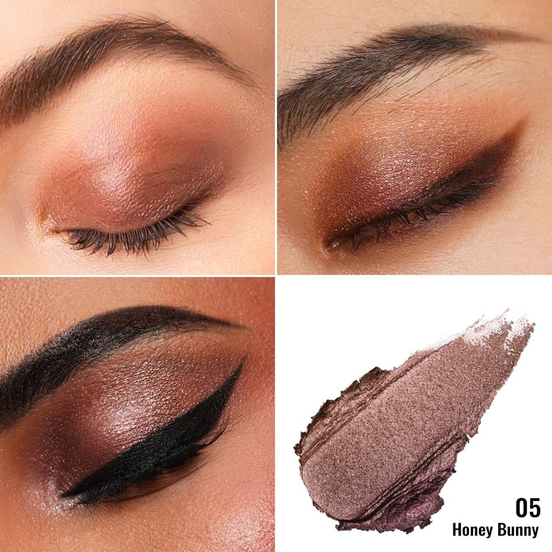 Oulac Brown Cream Eyeshadow also for Highlighter Large Capacity Highly