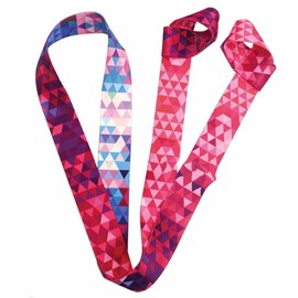 Yoga Mat Carry Strap Adjustable Yoga Mat Strap Yoga Stretch Strap Printed Yoga Mat Elastic Strap Yogas Mat Straps Carry Shoulder CarrierFitness Stretching Straps Belt, 173cm X 3.8cm