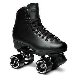 Sure-Grip Malibu Roller Skates (Mens 9 / Womens 10, Black)