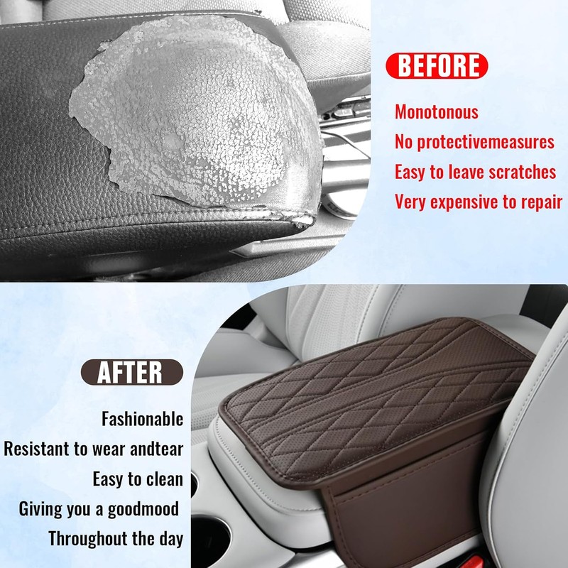 Funda de consola central de coche Gilovc Car Center Console