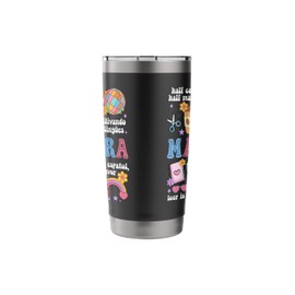 Groovy Maestra De Español Spanish Teacher Maestra Bilingue Stainless Steel Insulated Tumbler