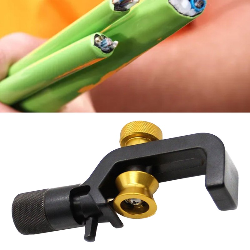 8 to 28.6mm Armoured Cable Stripper Double Head FTTH Longitudinal